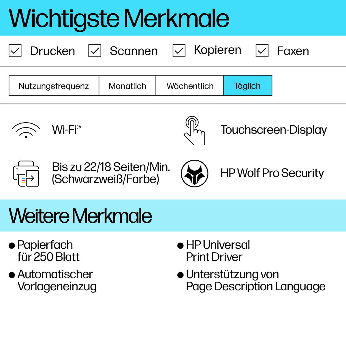 folie 6 von 20, vergrößern, hp officejet pro 9120b all-in-one-drucker