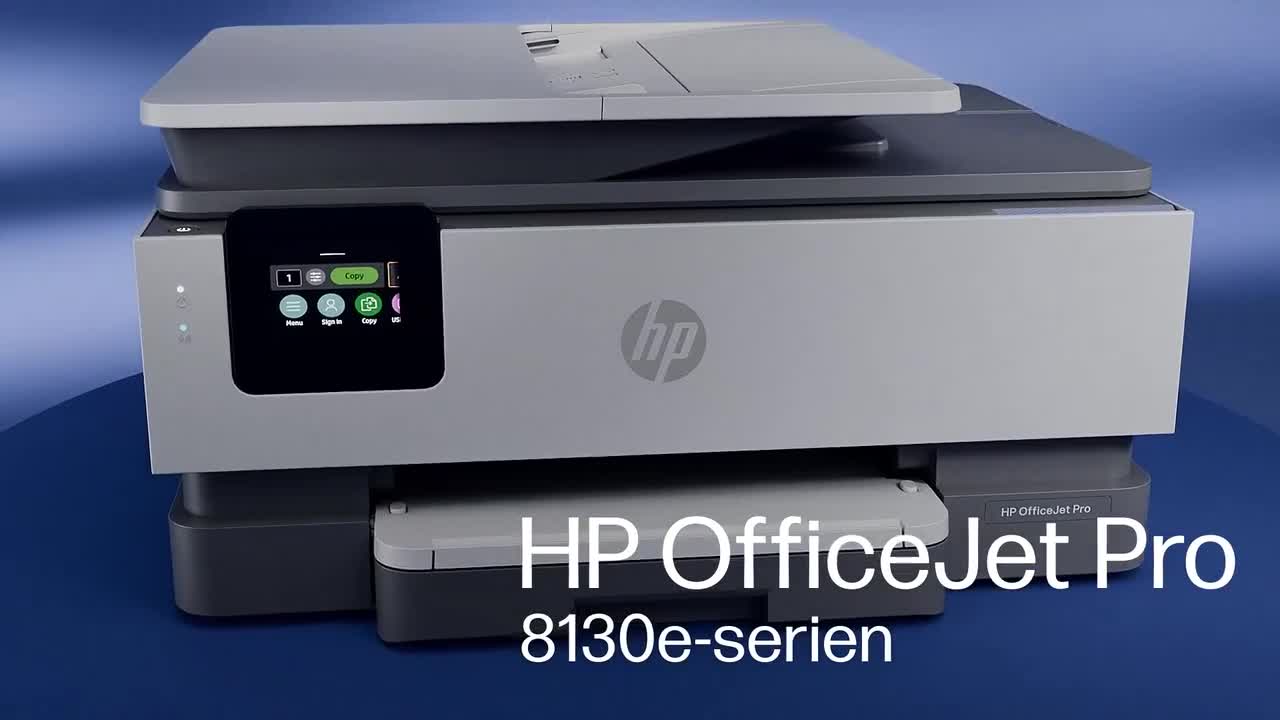 HP OfficeJet Pro 8130e Printer Series Product Video DM - Danish