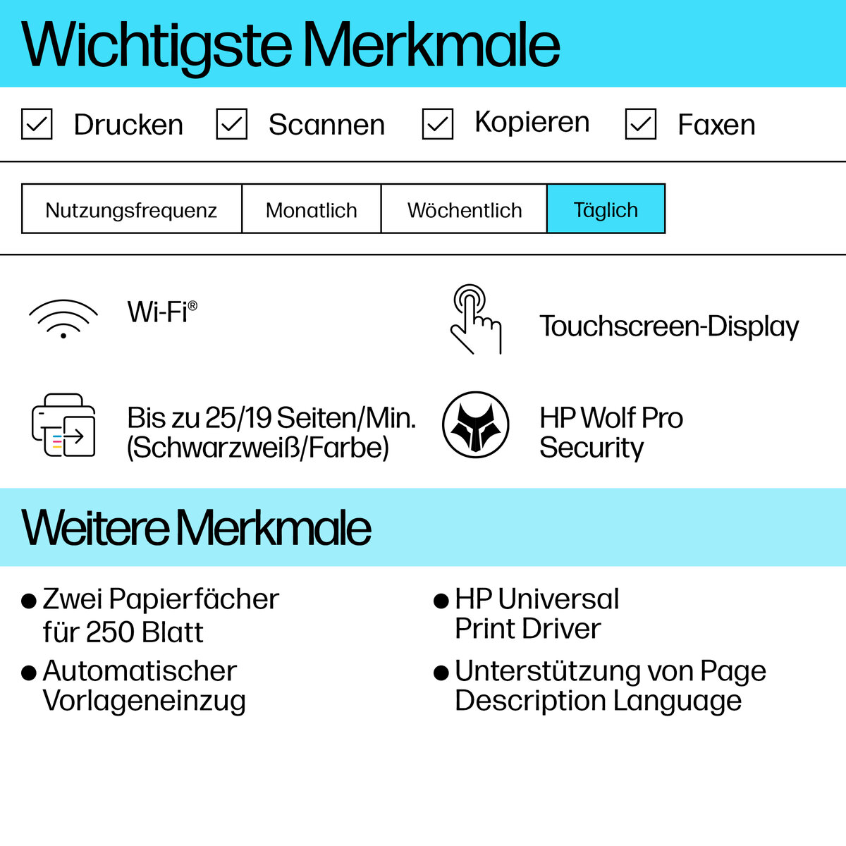folie 12 von 17, vergrößern, hp officejet pro 9130b all-in-one drucker