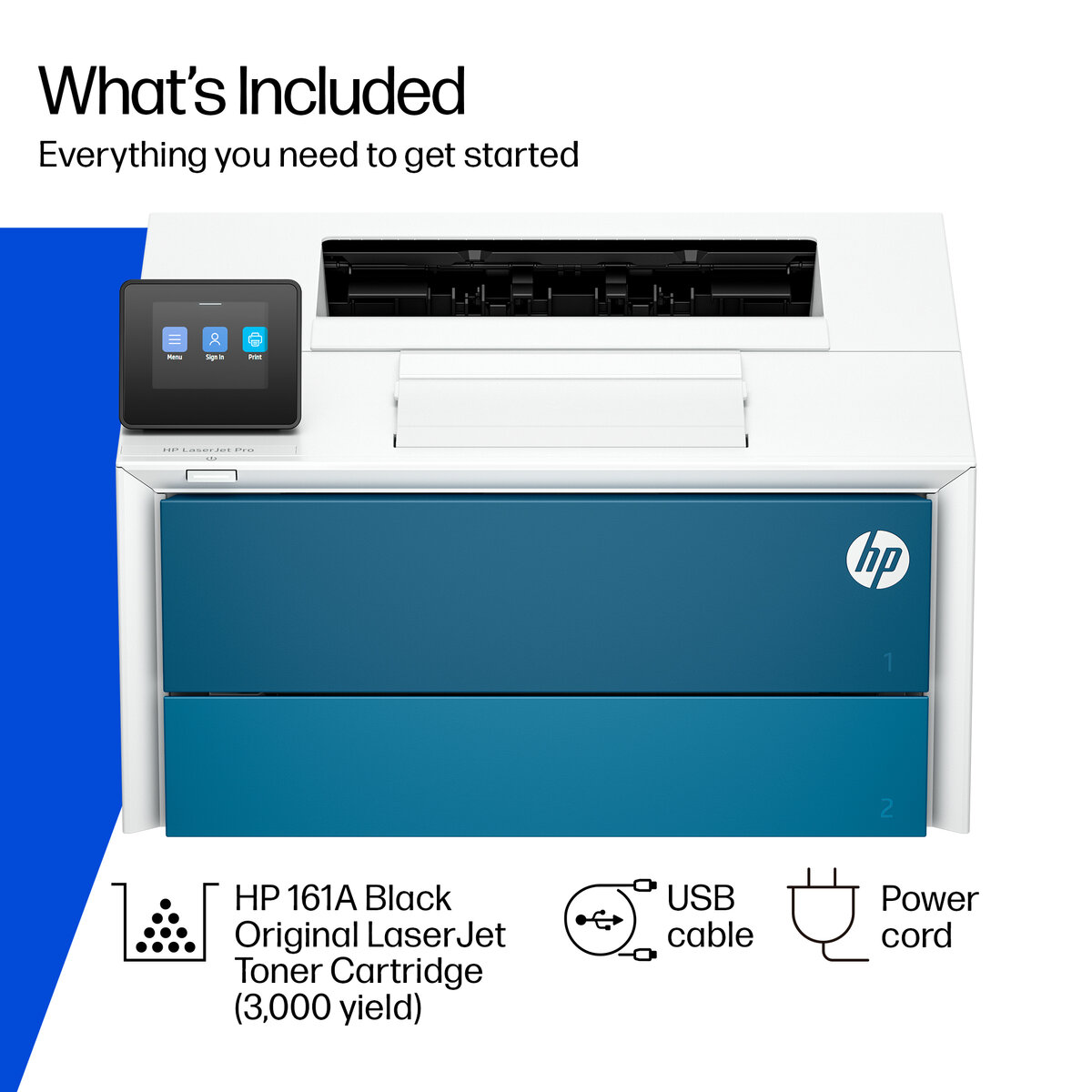 slide 1 of 20, show larger image, hp laserjet pro 4007dw printer