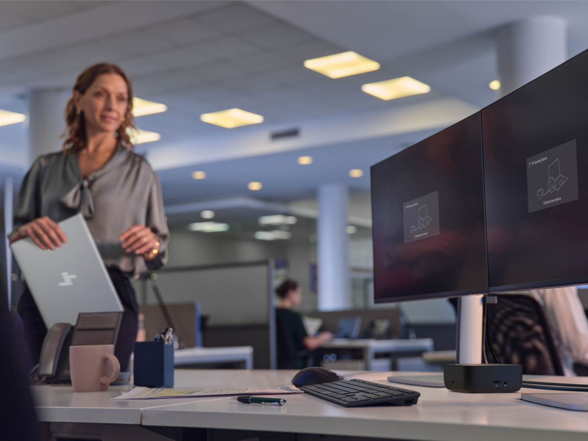folie 2 von 8, vergrößern, hp usb-c 100 w g6 dockingstation