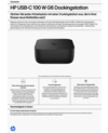 HP USB-C 100W G6 Dock