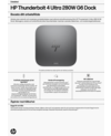 HP Thunderbolt 4 Ultra 280W G6 Dock