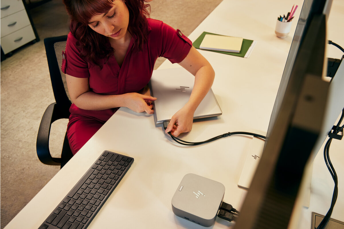 folie 1 von 13, vergrößern, hp thunderbolt 4 ultra 280 w g6 dockingstation