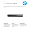 HP Z G3 Conferencing Speaker Bar