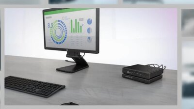 folie 2 von 3, vergrößern, hp desktop mini family