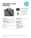 HP Prelude 17.3-inch Laptop Bag Datasheet (English)