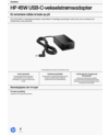 HP 45W USB-C AC Adapter