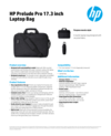HP Prelude Pro 17.3 inch Laptop Bag Datasheet (English)