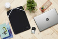 slide {0} of {1}, zoom in, HP Reversible Protective 15,6" Blue Laptop Sleeve