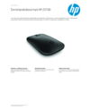HP Z3700 Black Wireless Mouse
