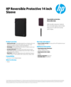 HP Reversible Protective 14 inch Sleeve Datasheet (2F2L6AA) (English)