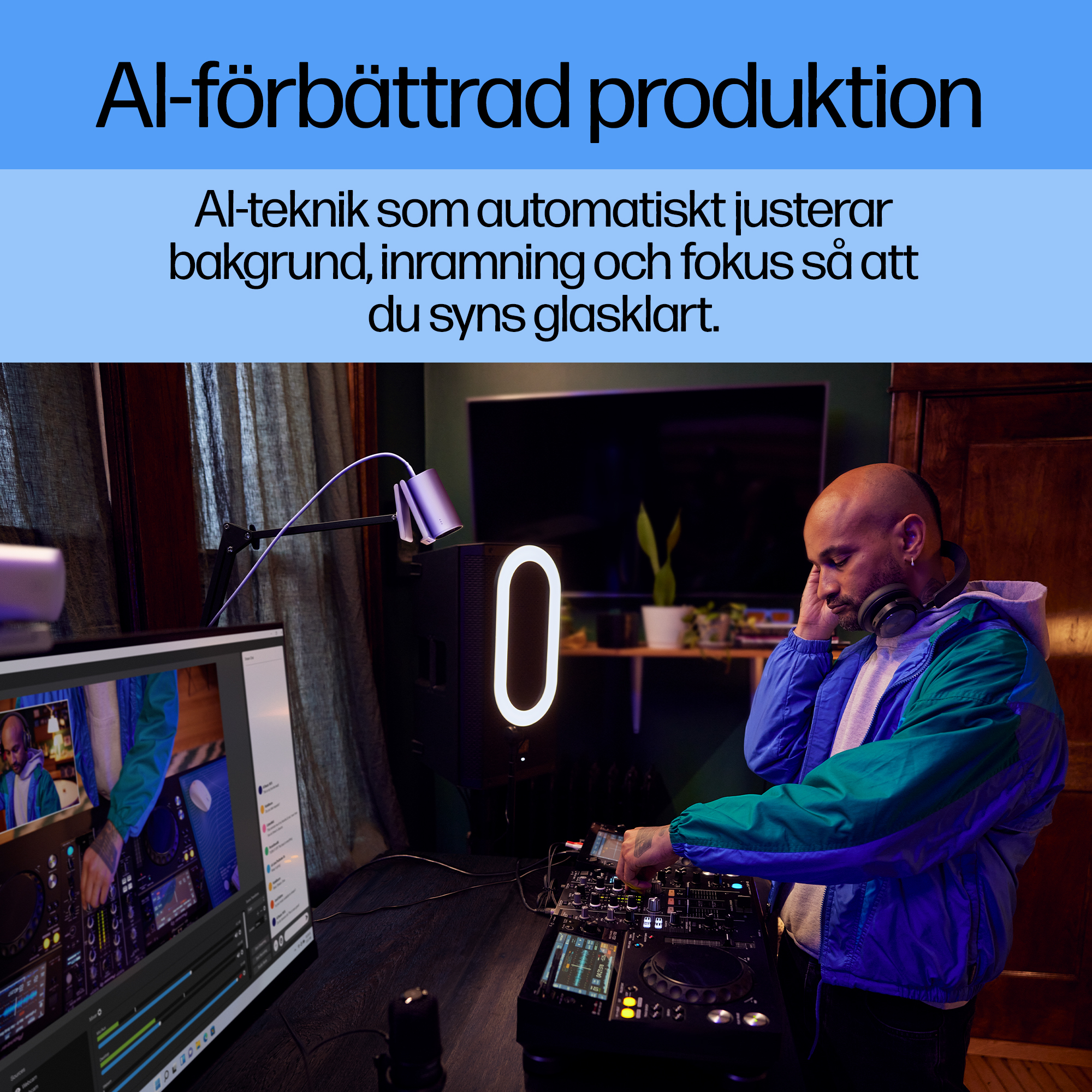 22C1 - HP 960 4K Streaming Webcam - KSP 2 (AI-Enhanced Production) - Swedish