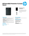 HP Reversible Protective 15.6 inch Sleeve Datasheet (2F2L0AA) (English)