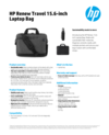HP Renew Travel 15.6-inch Laptop Bag Datasheet (English)