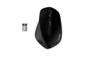 folie 1 von 6, vergrößern, hp x4500 drahtlose maus (metallic-schwarz)