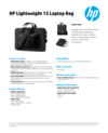 20C2 - HP Lightweight 15.6 Laptop Bag Datasheet UUF (English)