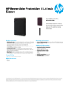 HP Reversible Protective 15.6 inch Sleeve Datasheet (2F1W8AA) (English)