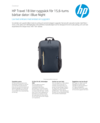 HP Travel 18 Liter 15.6 Blue Night Laptop Backpack