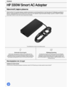 HP 330W Smart AC Adapter