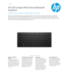 HP 350 Compact Multi-Device Bluetooth Keyboard