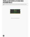 16GB DDR5 (1x16GB) 4800 SODIMM NECC Memory