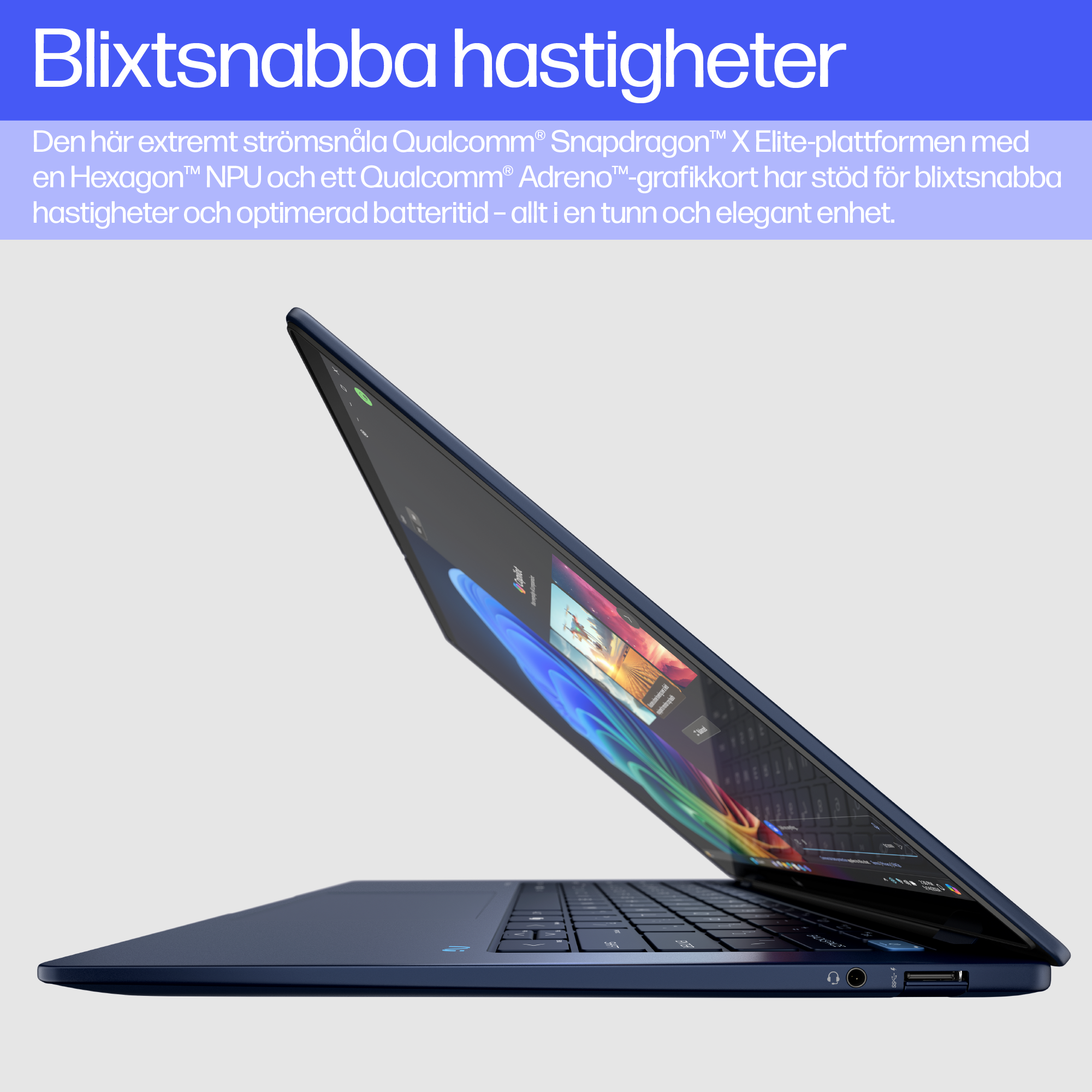 HP EliteBook Ultra 14 inch G1q Notebook AI PC (Qualcomm) ATF-Feature 4 - Swedish sv_SE