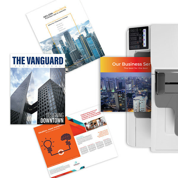 Print-shop quality output for high-impact results