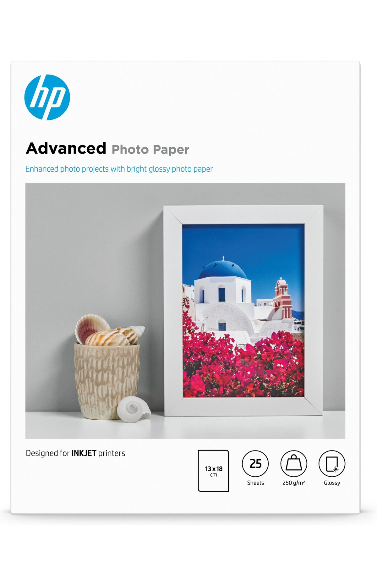 HP Advanced Photo Paper Q8692A Papier photo 10 x 15 cm 250 g/m² 100  feuille(s) brillant