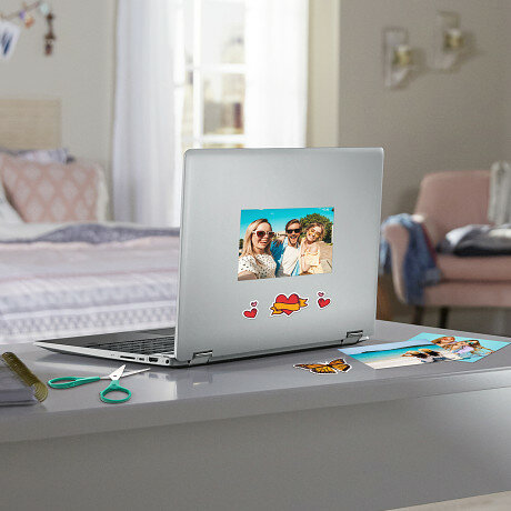 Peel and stick—it's easy