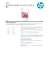HP Matte Photo Paper, 180 g/m2, 10 x 15 cm (101 x 152 mm), 25 sheets