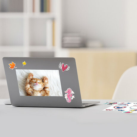 Peel and stick—it's easy