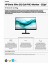 HP Series 3 Pro 21.5 inch FHD Monitor - 322pf