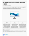 HP Series 3 Pro 23.8 inch FHD Monitor - 324ph