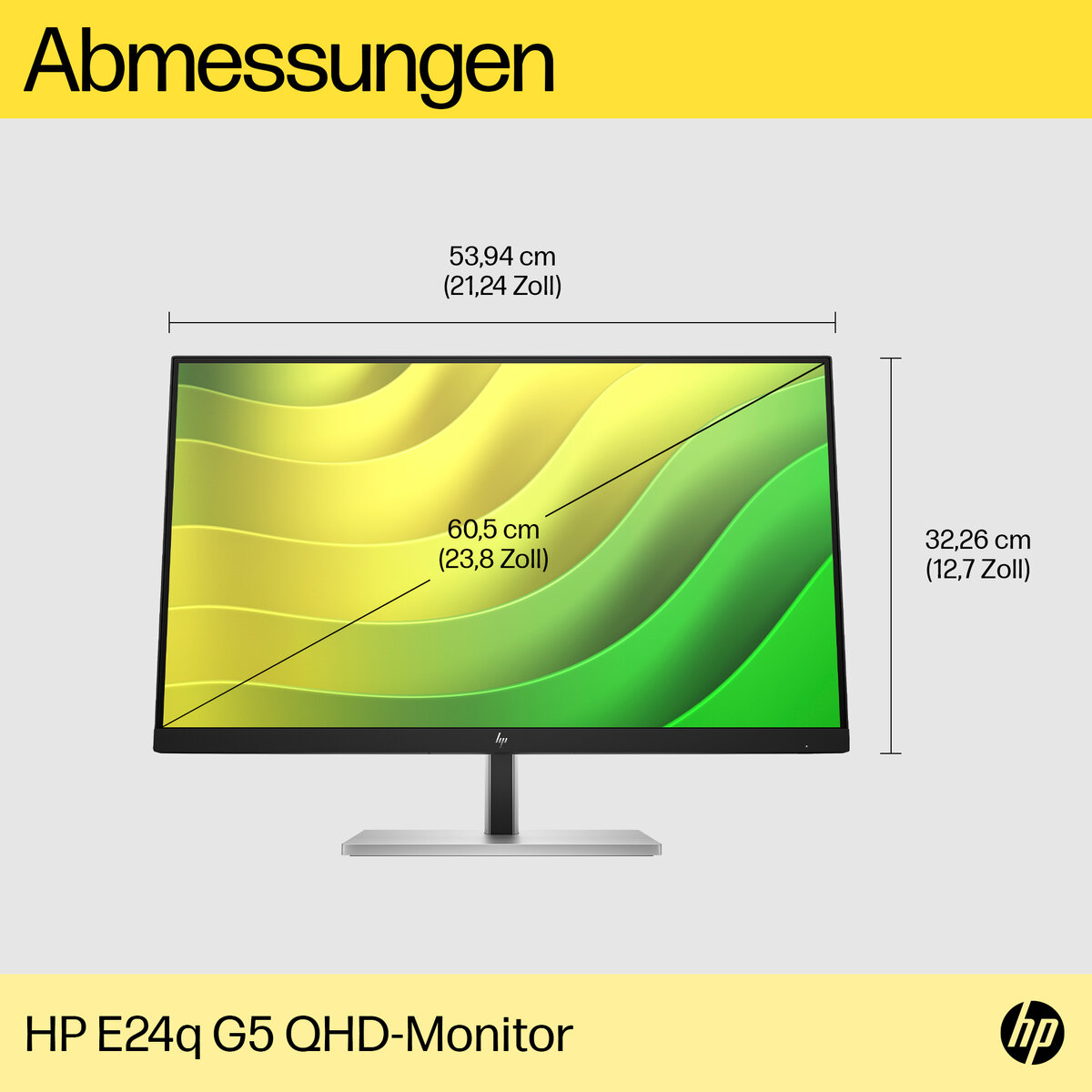 folie 1 von 16, vergrößern, hp e24q g5 qhd monitor
