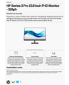 HP Series 3 Pro 23.8 inch FHD Monitor - 324ph