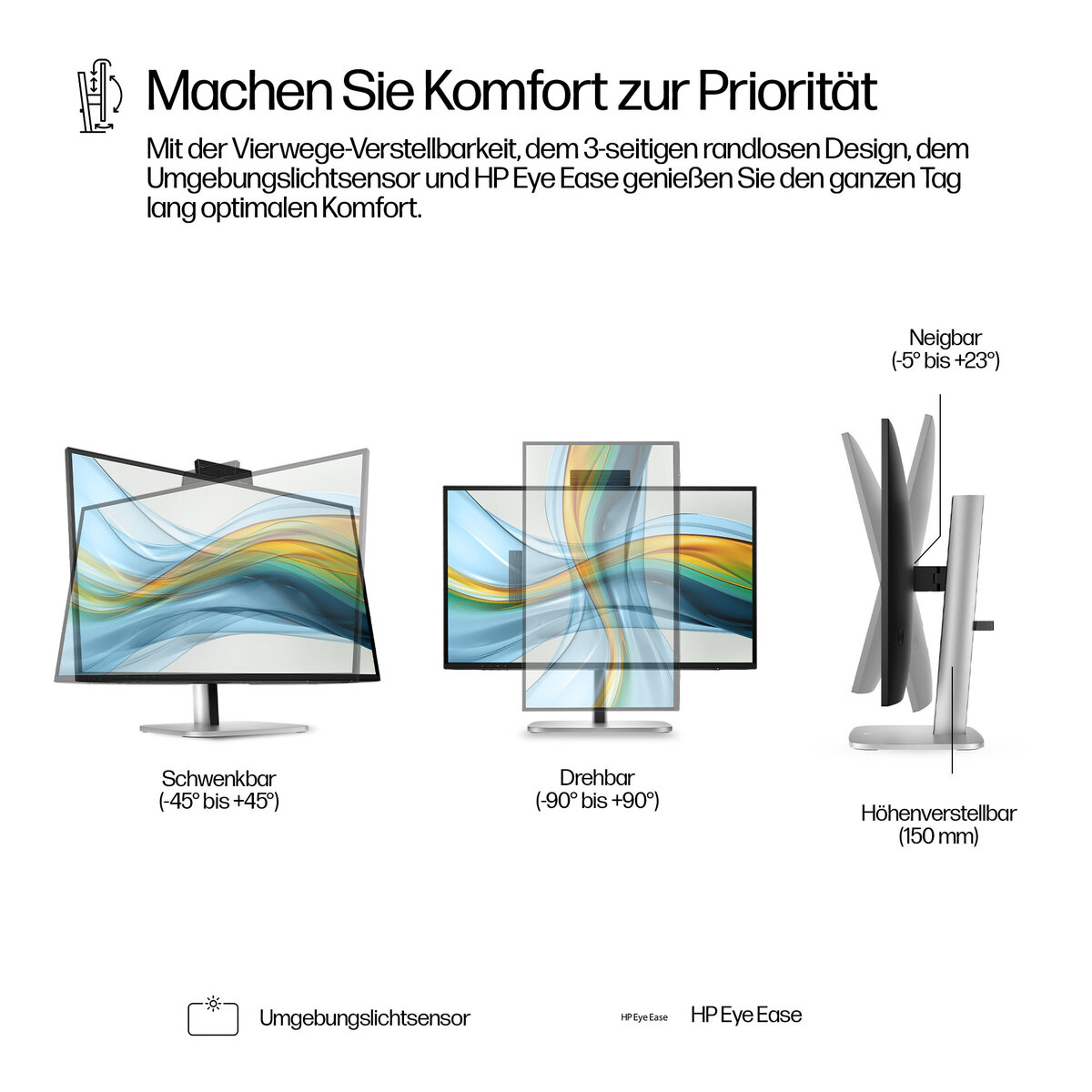 folie 1 von 13, vergrößern, hp serie 5 pro 27-zoll-qhd-usb-c-konferenzmonitor – 527pm