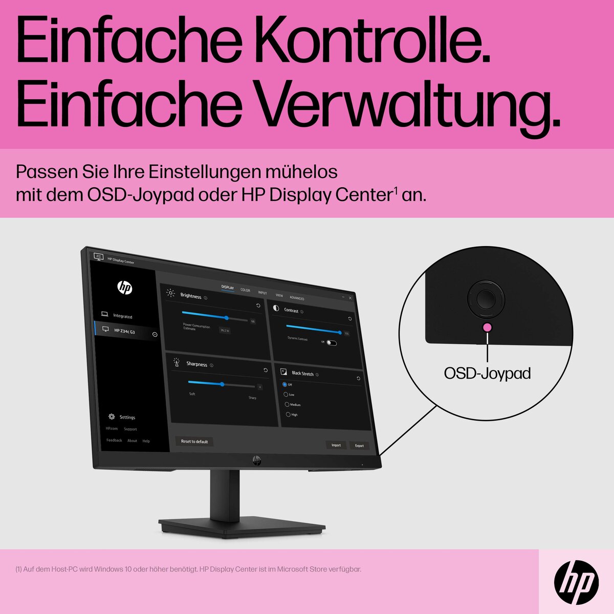 folie 1 von 12, vergrößern, hp p22 g5 fhd-monitor
