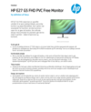 HP E27 G5 FHD PVC Free Monitor
