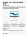 HP Series 3 Pro 27 inch FHD Monitor - 327pf