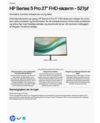 HP Series 5 Pro 27 inch FHD Monitor - 527pf