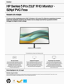 HP Series 5 Pro 23.8 inch FHD Monitor - 524pf PVC Free