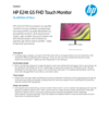 HP E24t G5 FHD Touch Monitor
