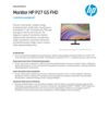 HP P27 G5 FHD Monitor