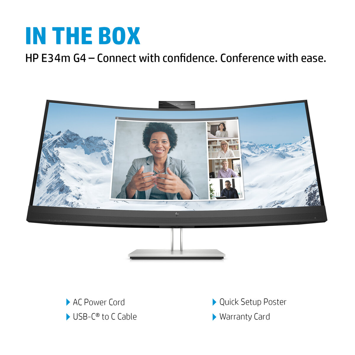 hp - HP 34インチカーブドモニター E344c HP EliteDisplay 34インチカーブドモニターE344c 製品詳細