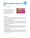 HP E32k G5 4K USB-C PVC Free Monitor