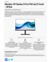 HP Series 3 Pro 27 inch FHD Monitor - 327pe