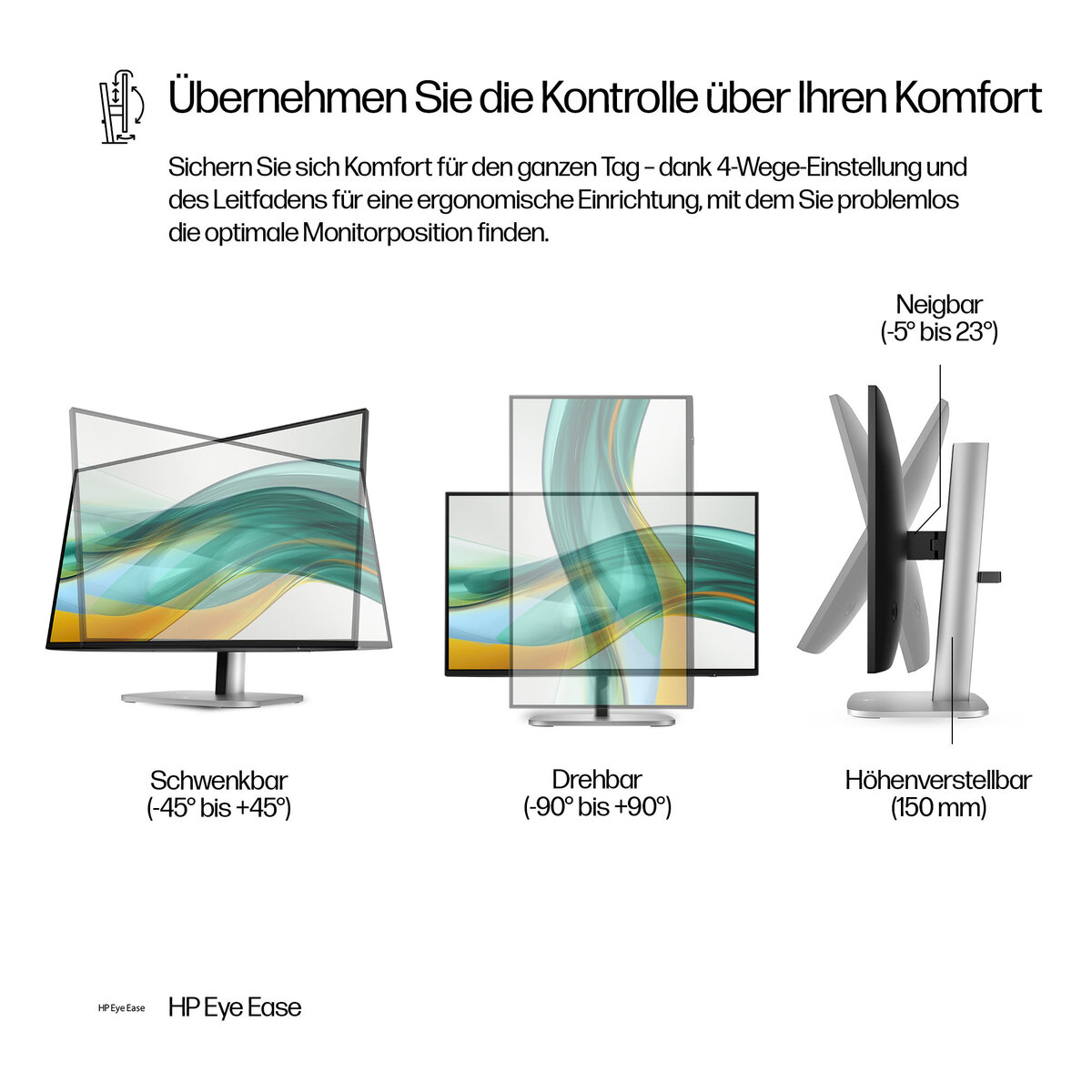 folie 3 von 12, vergrößern, hp serie 5 pro 23,8-zoll-fhd-monitor – 524pf