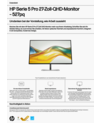 HP Series 5 Pro 27 inch QHD Monitor - 527pq