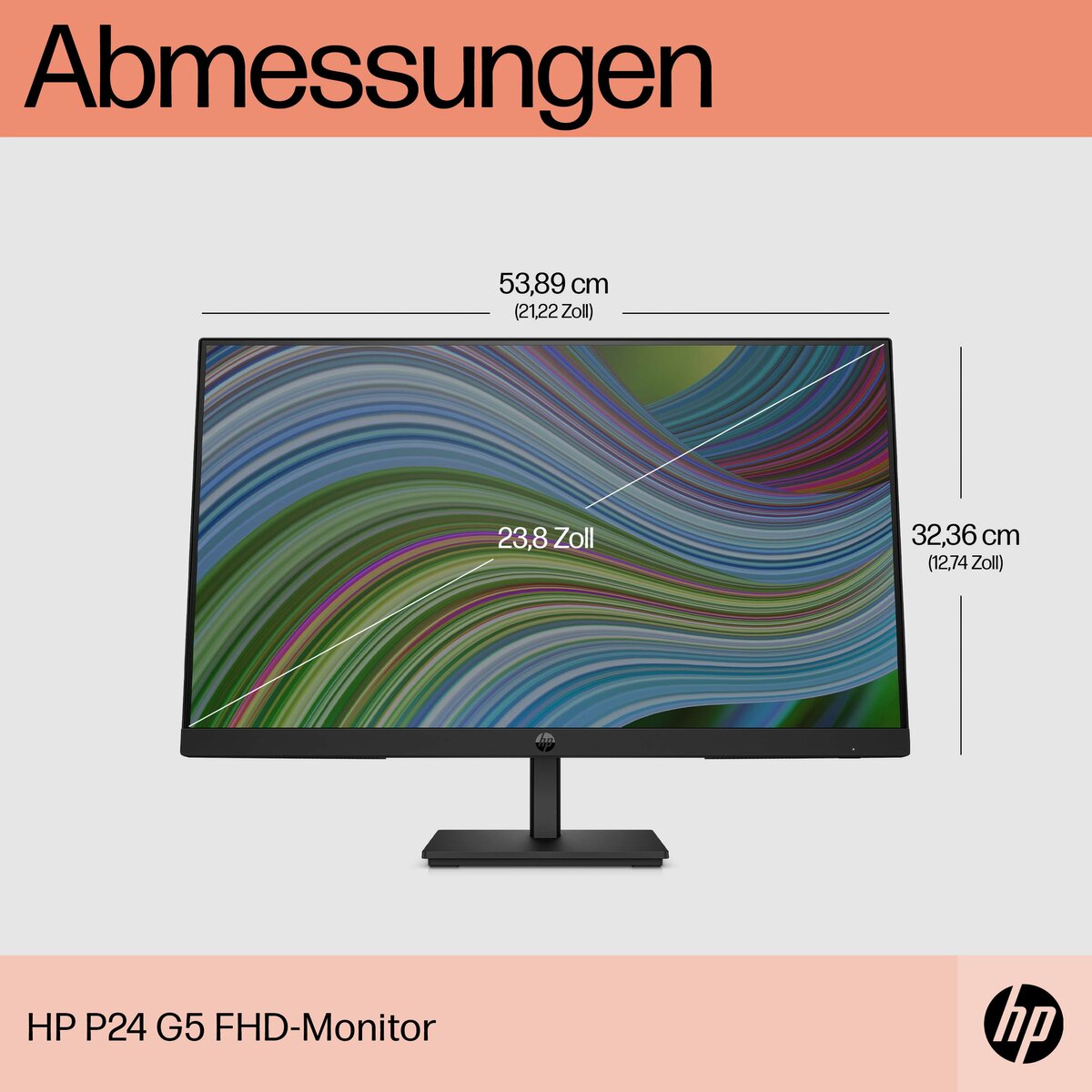 folie 1 von 13, vergrößern, hp p24 g5 fhd-monitor
